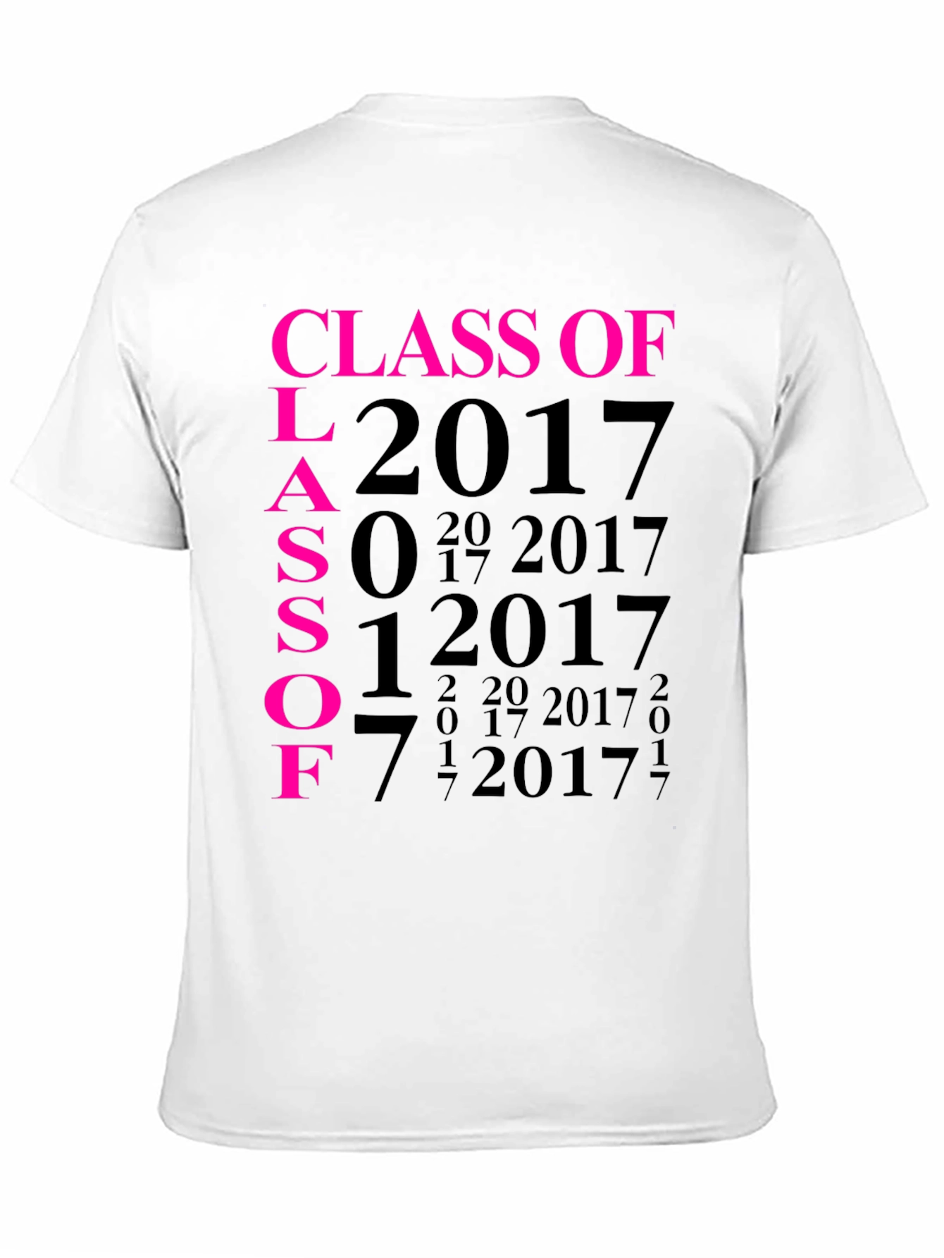 Class of 2017 T-Shirt Black