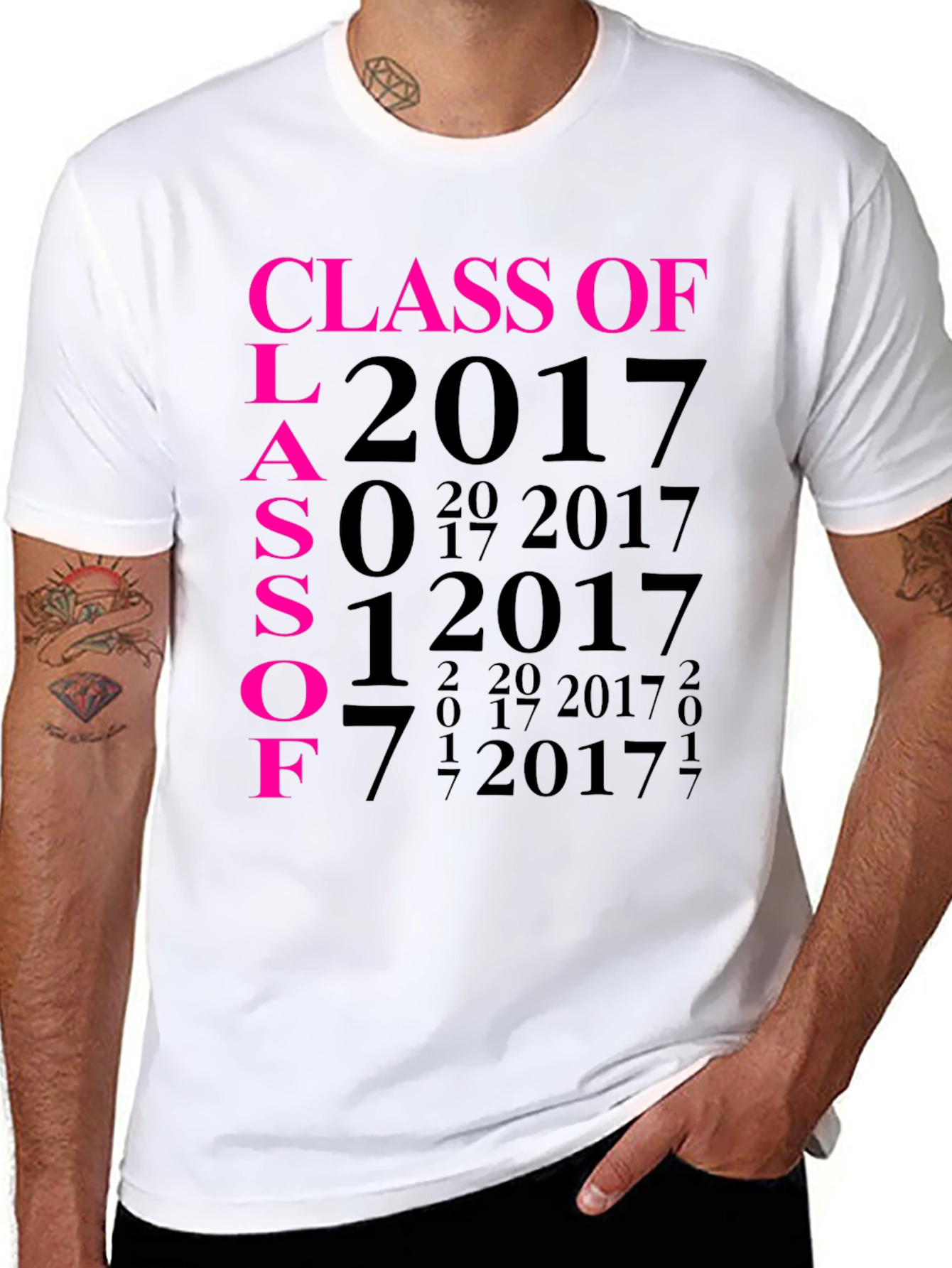 Class of 2017 T-Shirt Black