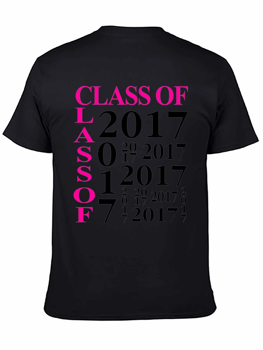 Class of 2017 T-Shirt Black