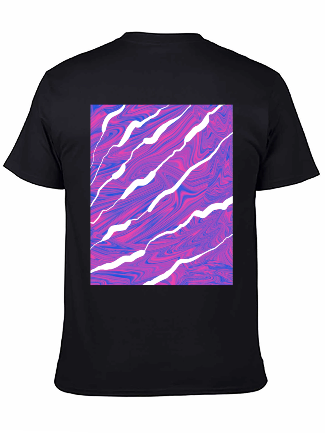 Abstract Swirl Graphic Tee - Modern Art T-Shirt