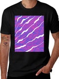 Abstract Swirl Graphic Tee - Modern Art T-Shirt