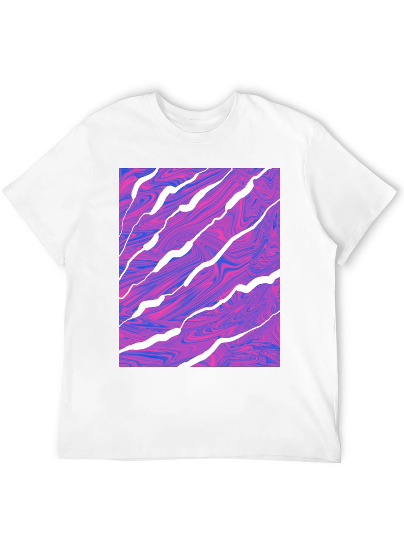 Abstract Swirl Graphic Tee - Modern Art T-Shirt