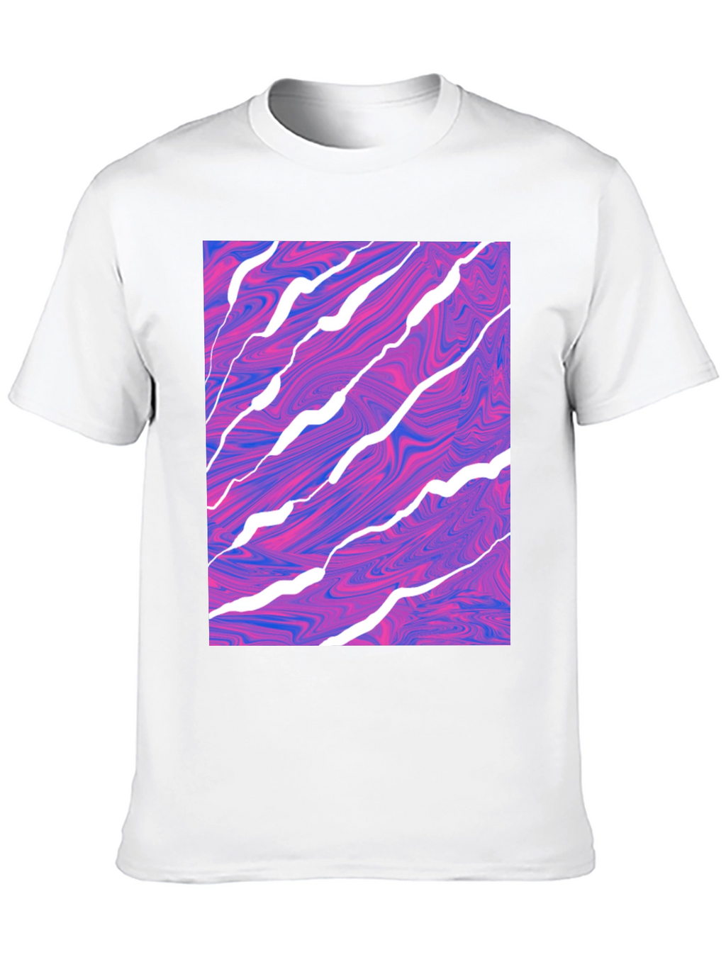 Abstract Swirl Graphic Tee - Modern Art T-Shirt