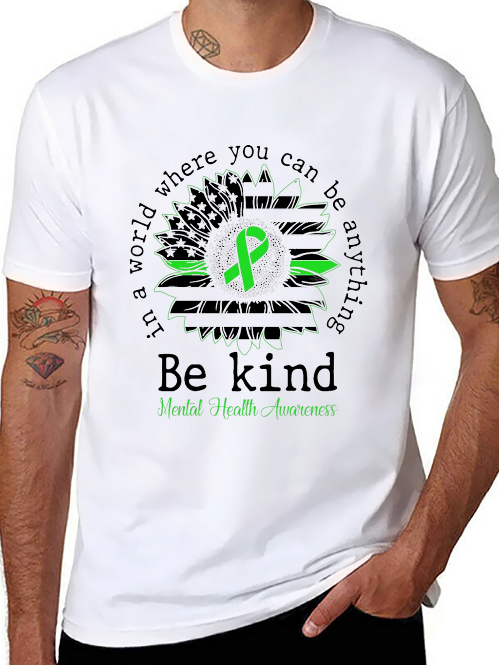 Be Kind Mental Health Awareness T-Shirt