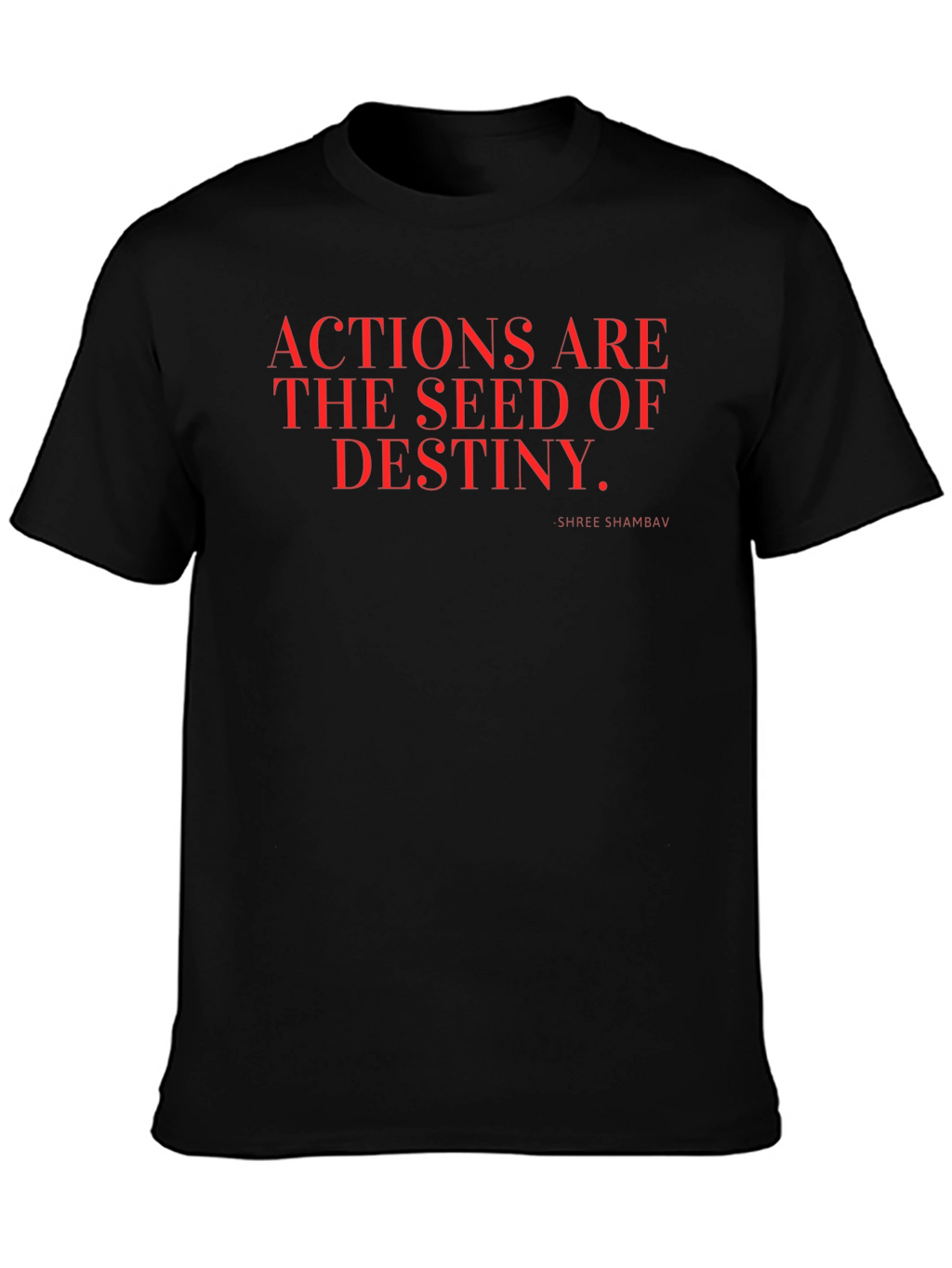 Actions are the Seed of Destiny T-Shirt