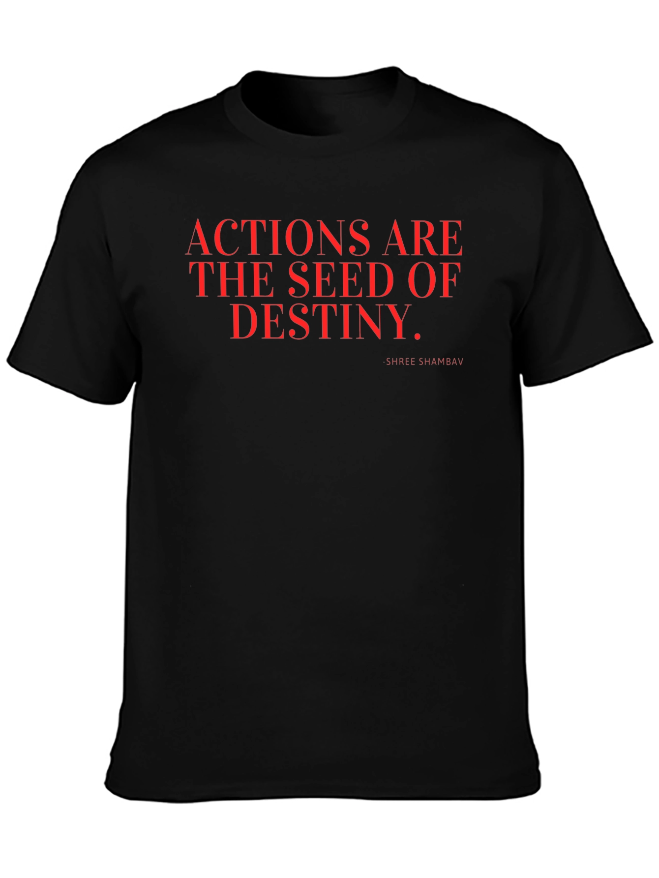 Actions are the Seed of Destiny T-Shirt