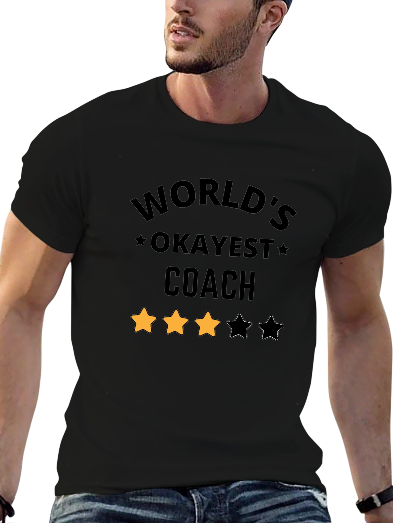Worlds Okayest Coach Graphic T-Shirt
