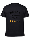 Worlds Okayest Coach Graphic T-Shirt