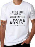 Meditation Yoga Bonsai T-Shirt - Dear God Thanks