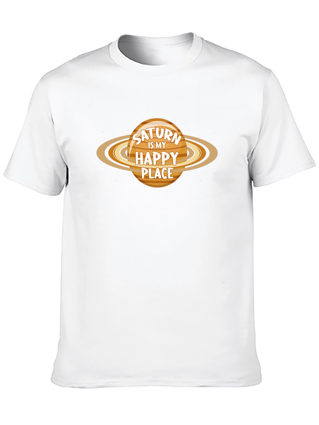 Saturn Is My Happy Place Graphic T-Shirt