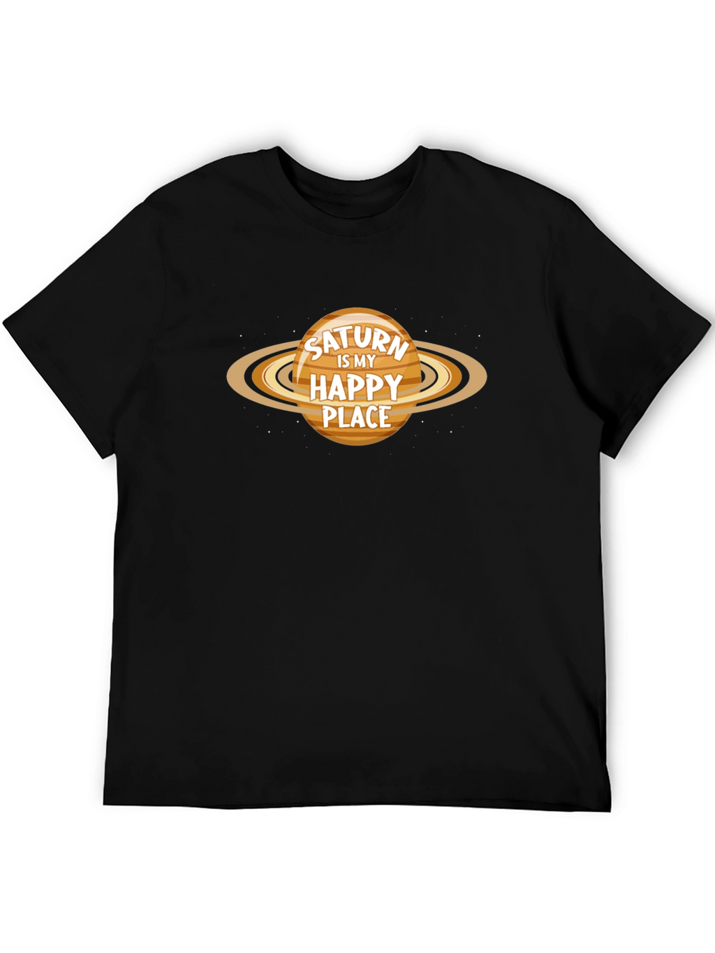 Saturn Is My Happy Place Graphic T-Shirt