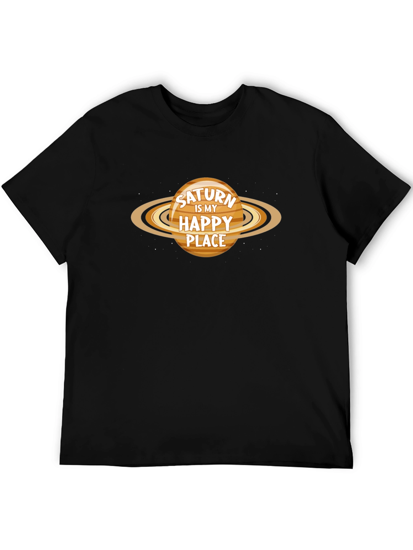 Saturn Is My Happy Place Graphic T-Shirt
