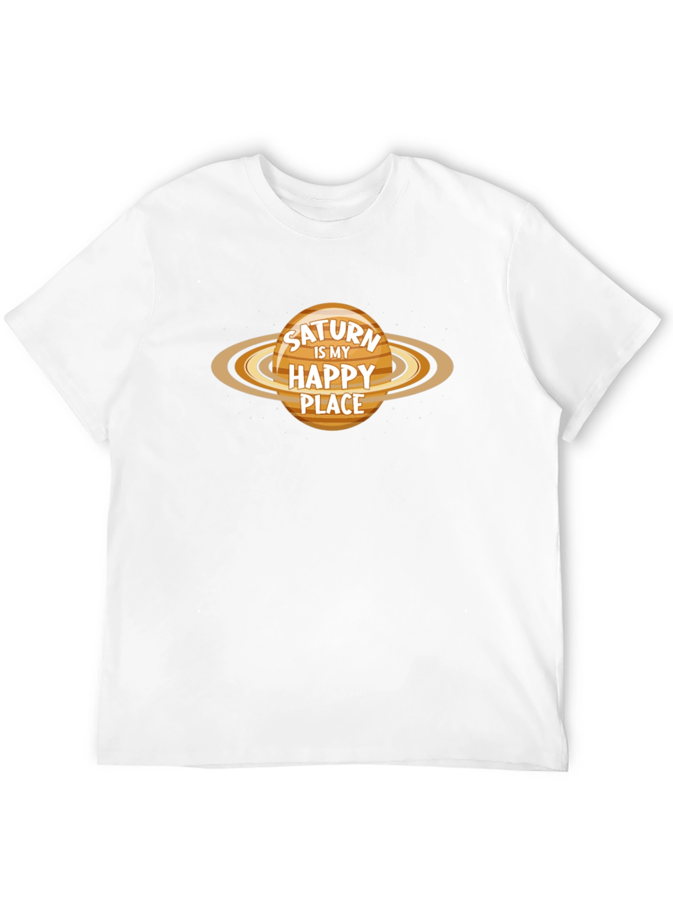 Saturn Is My Happy Place Graphic T-Shirt