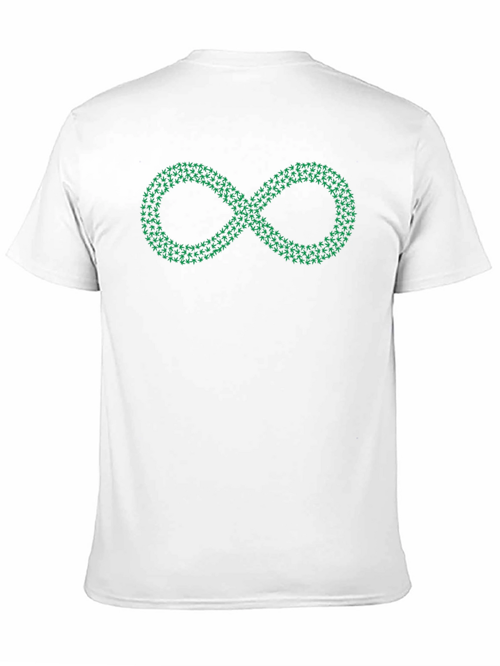 Infinity Leaf Graphic Black T-Shirt