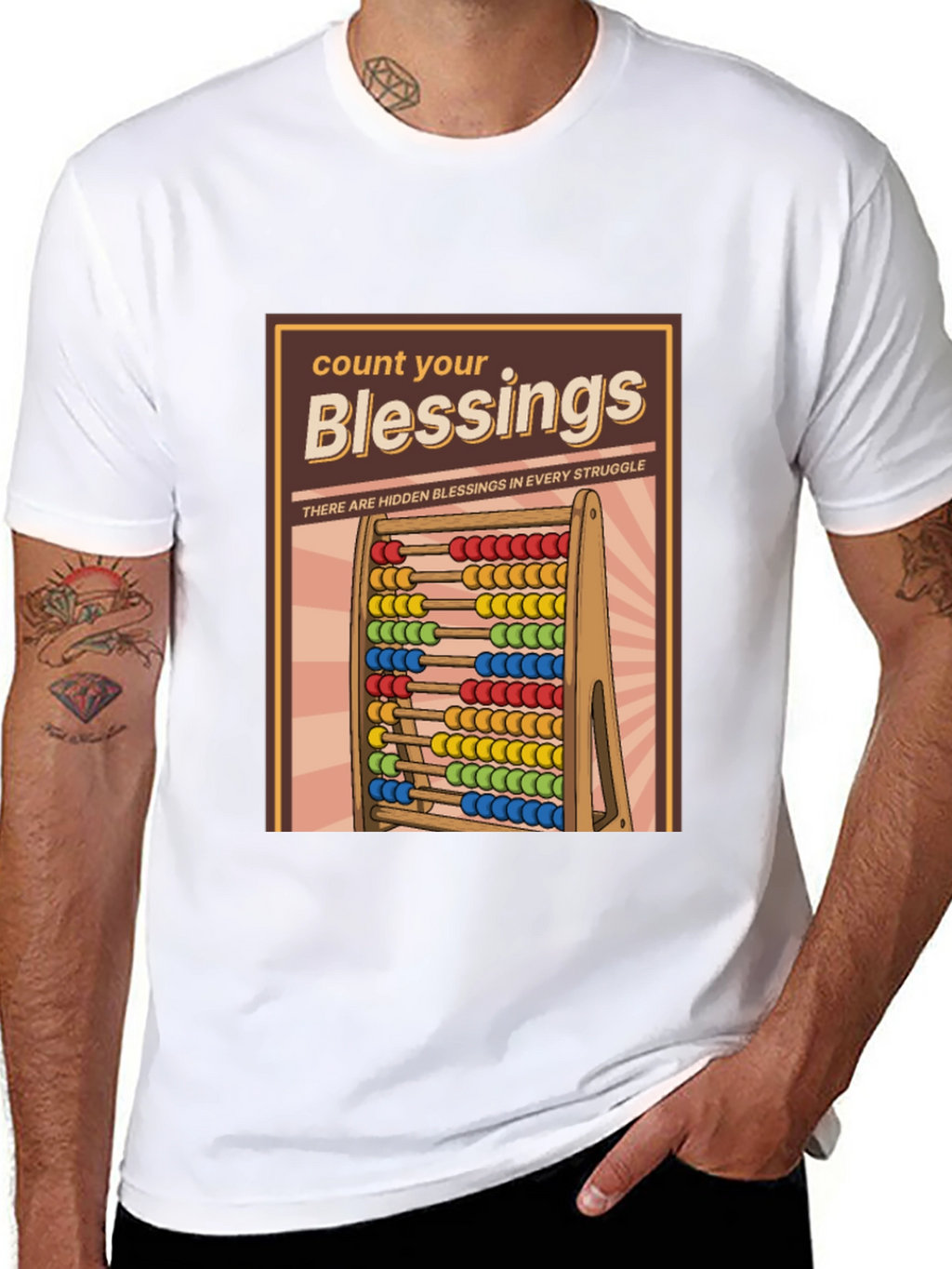 Count Your Blessings T-Shirt - Hidden Blessings in Struggle
