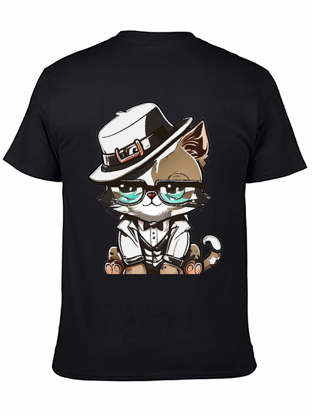 Cool Cat Graphic Tee - The Feline Boss!