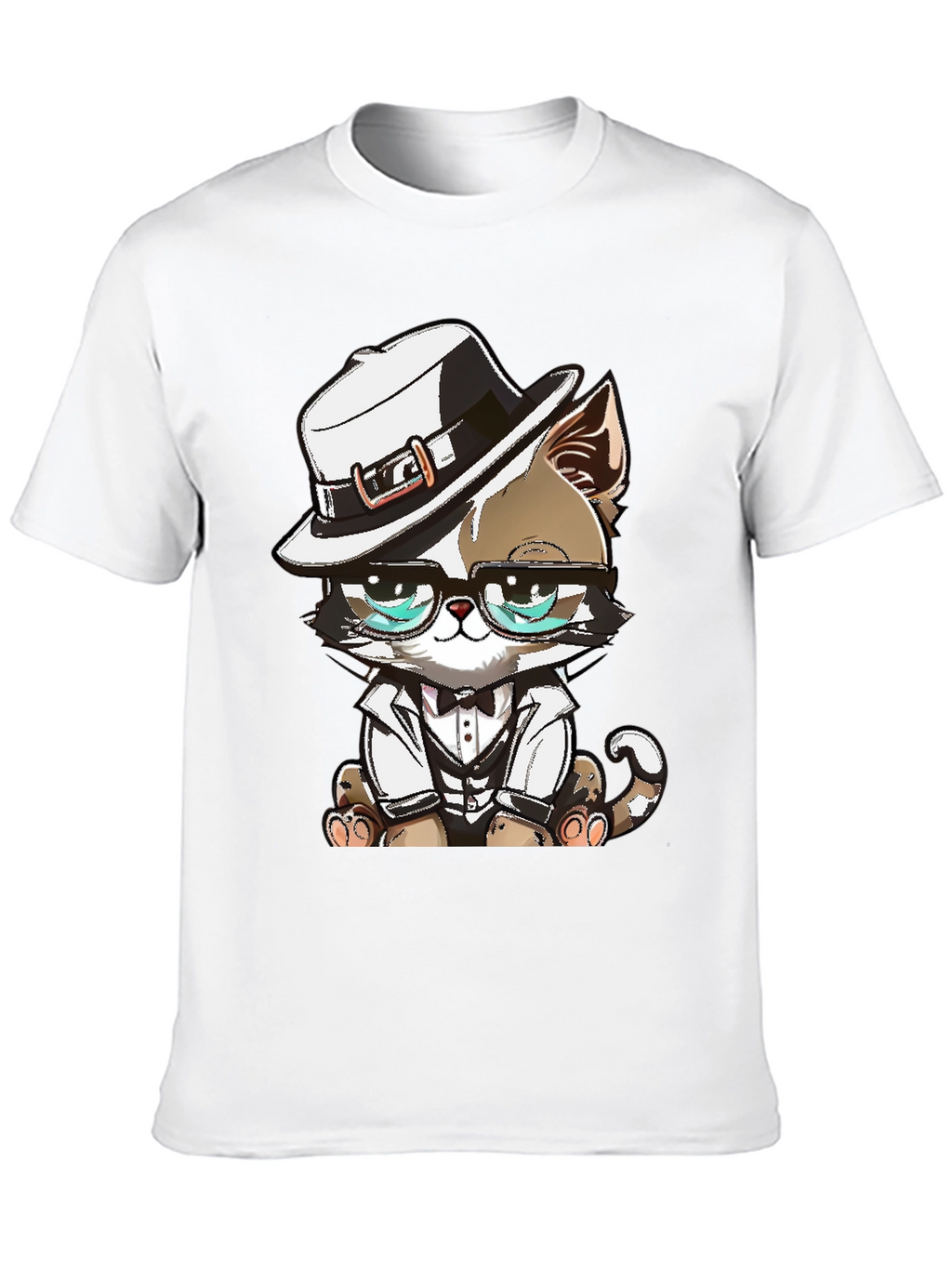 Cool Cat Graphic Tee - The Feline Boss!