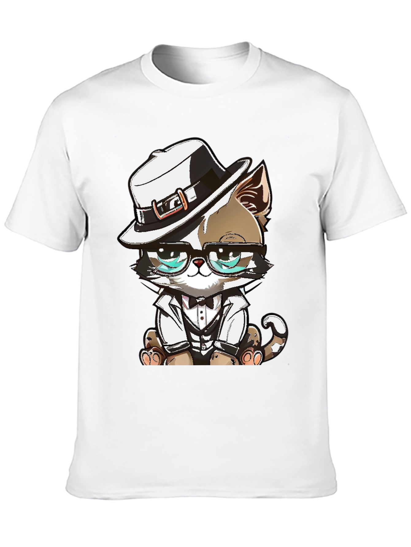 Cool Cat Graphic Tee - The Feline Boss!