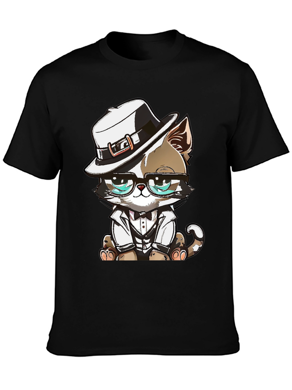 Cool Cat Graphic Tee - The Feline Boss!
