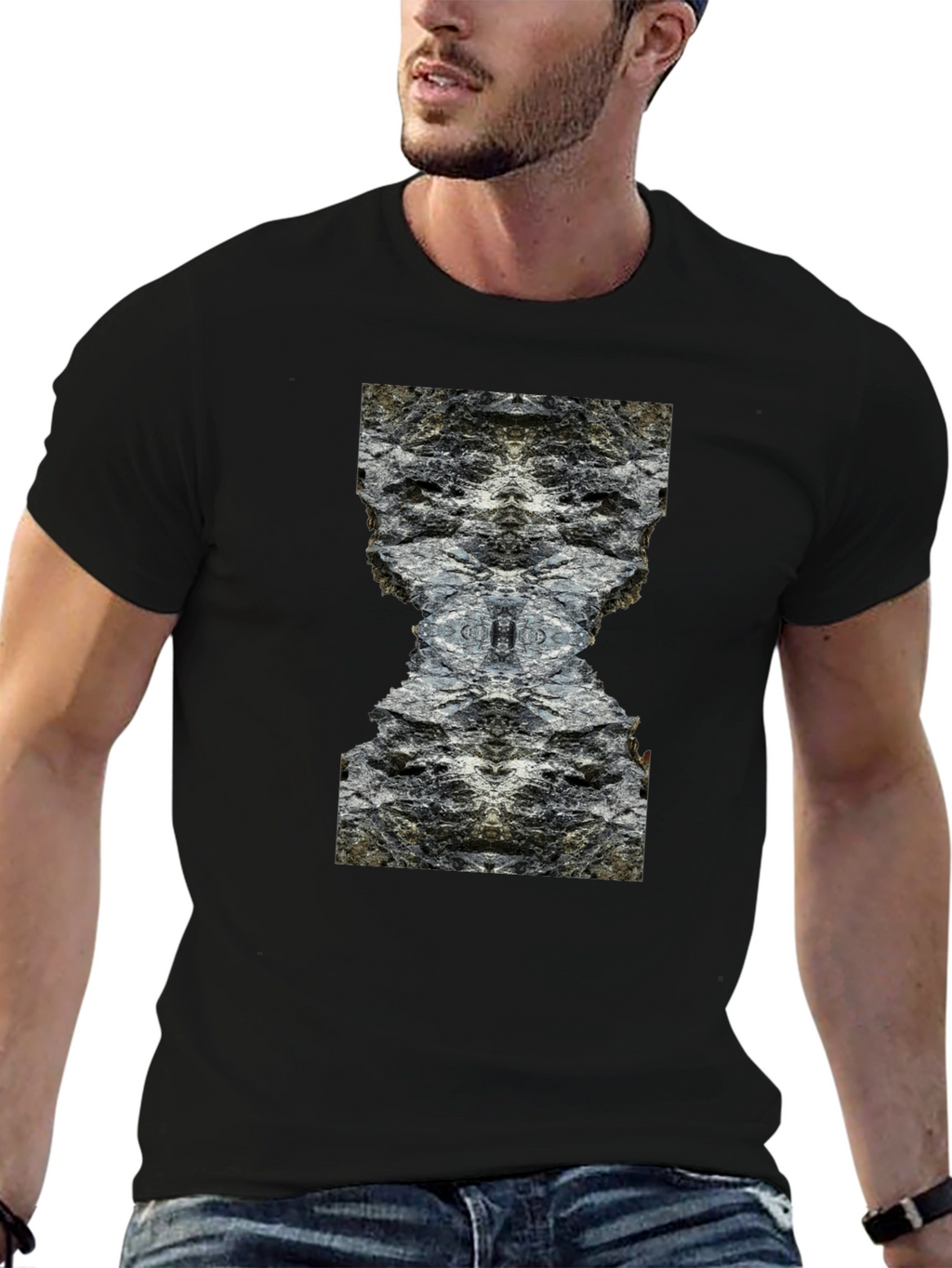 Abstract Rock Formation Graphic Tee