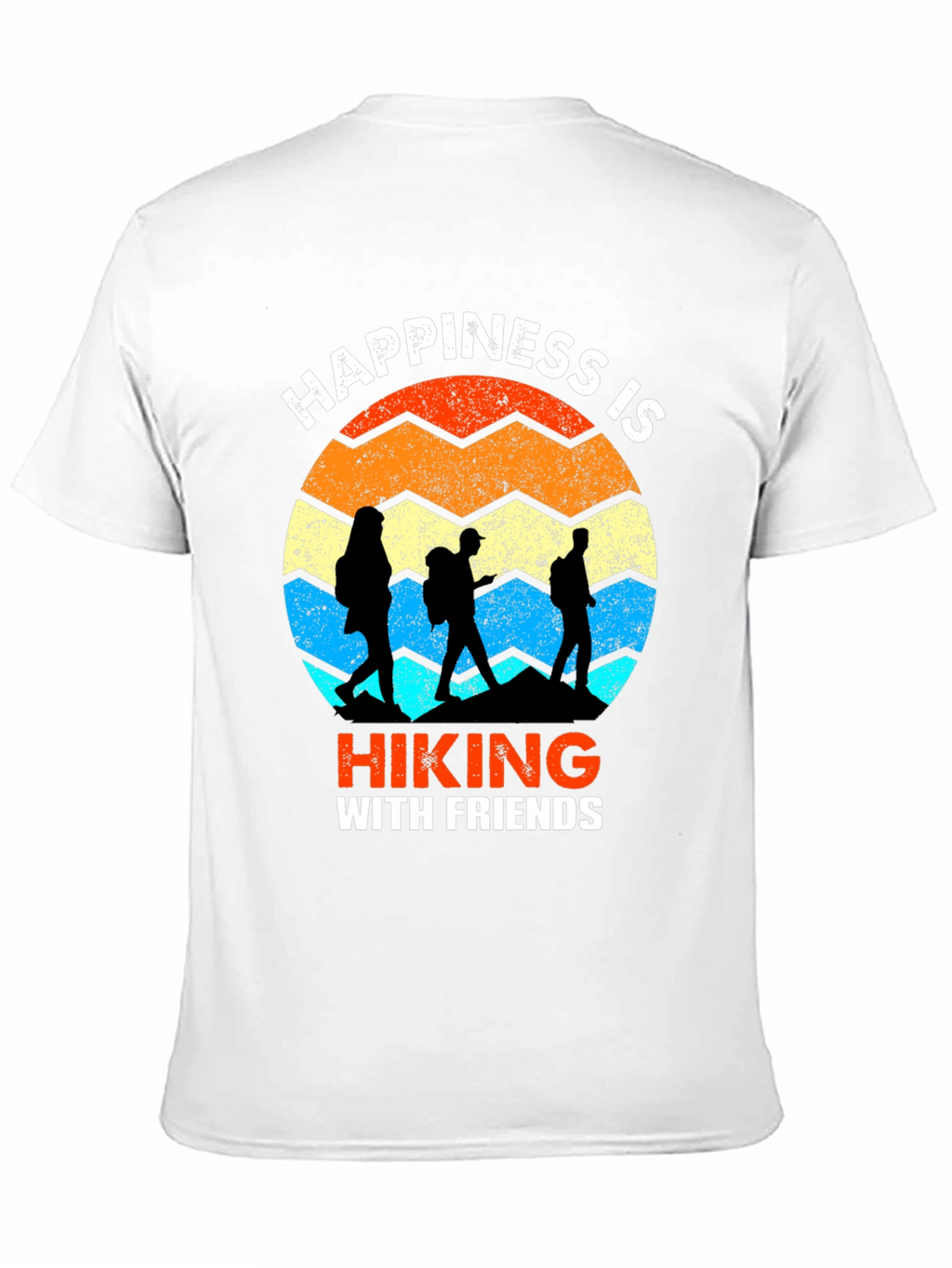 Happiness is Hiking with Friends T-Shirt