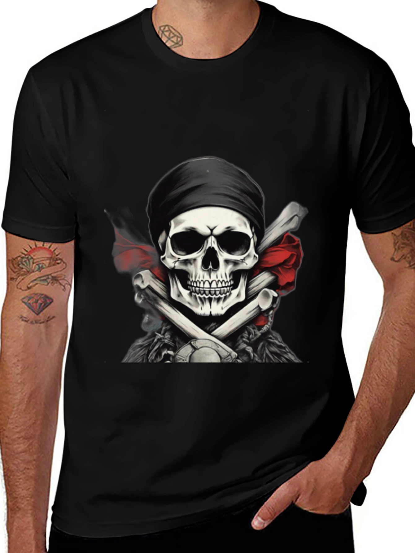 Skull & Crossbones Graphic T-Shirt