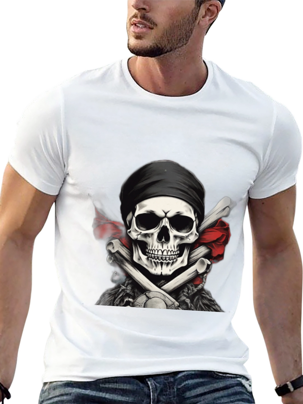 Skull & Crossbones Graphic T-Shirt