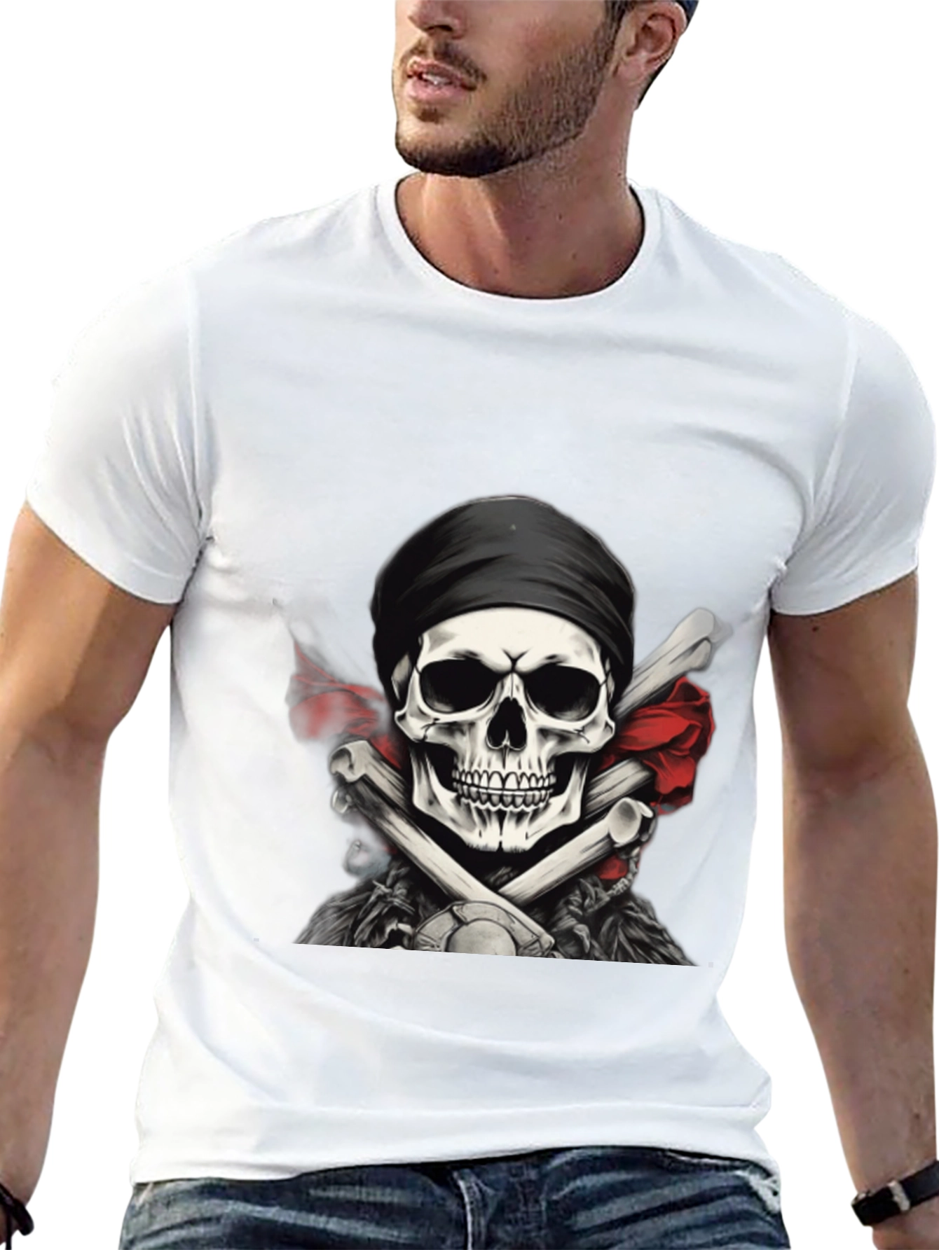 Skull & Crossbones Graphic T-Shirt