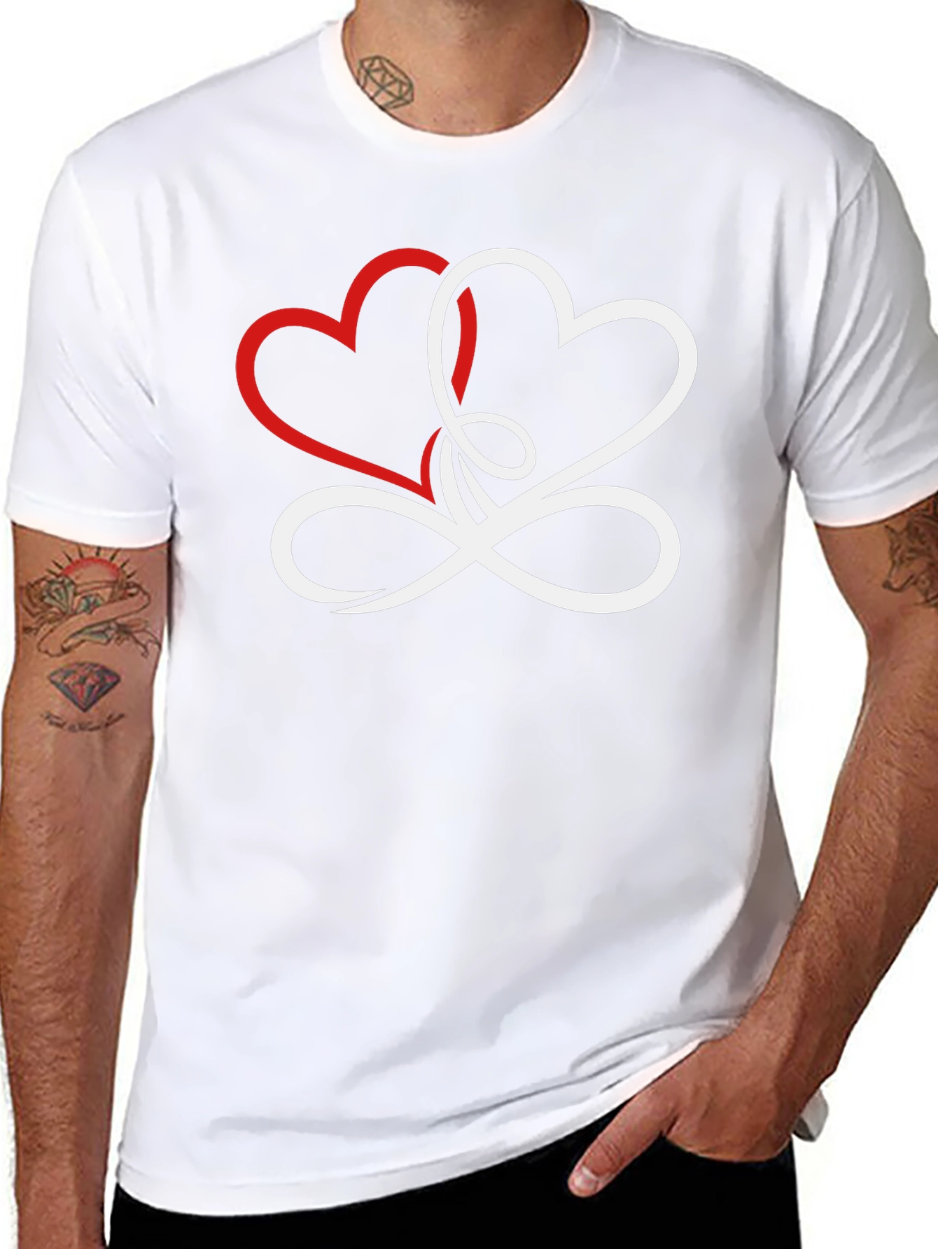 Heart Infinity T-Shirt - Love Symbol Tee