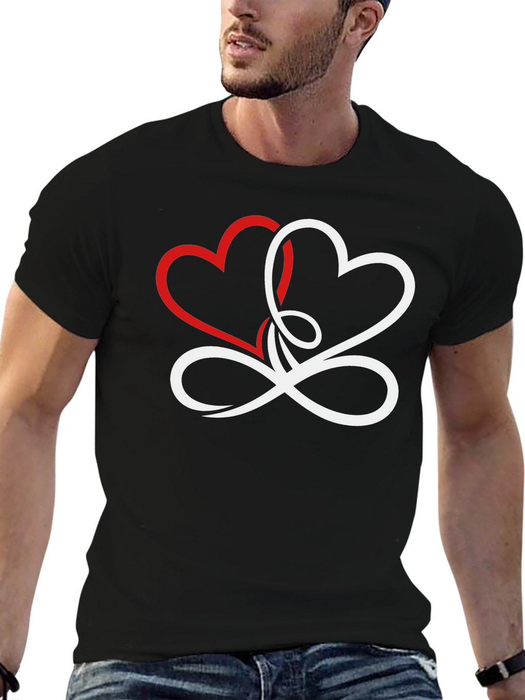Heart Infinity T-Shirt - Love Symbol Tee