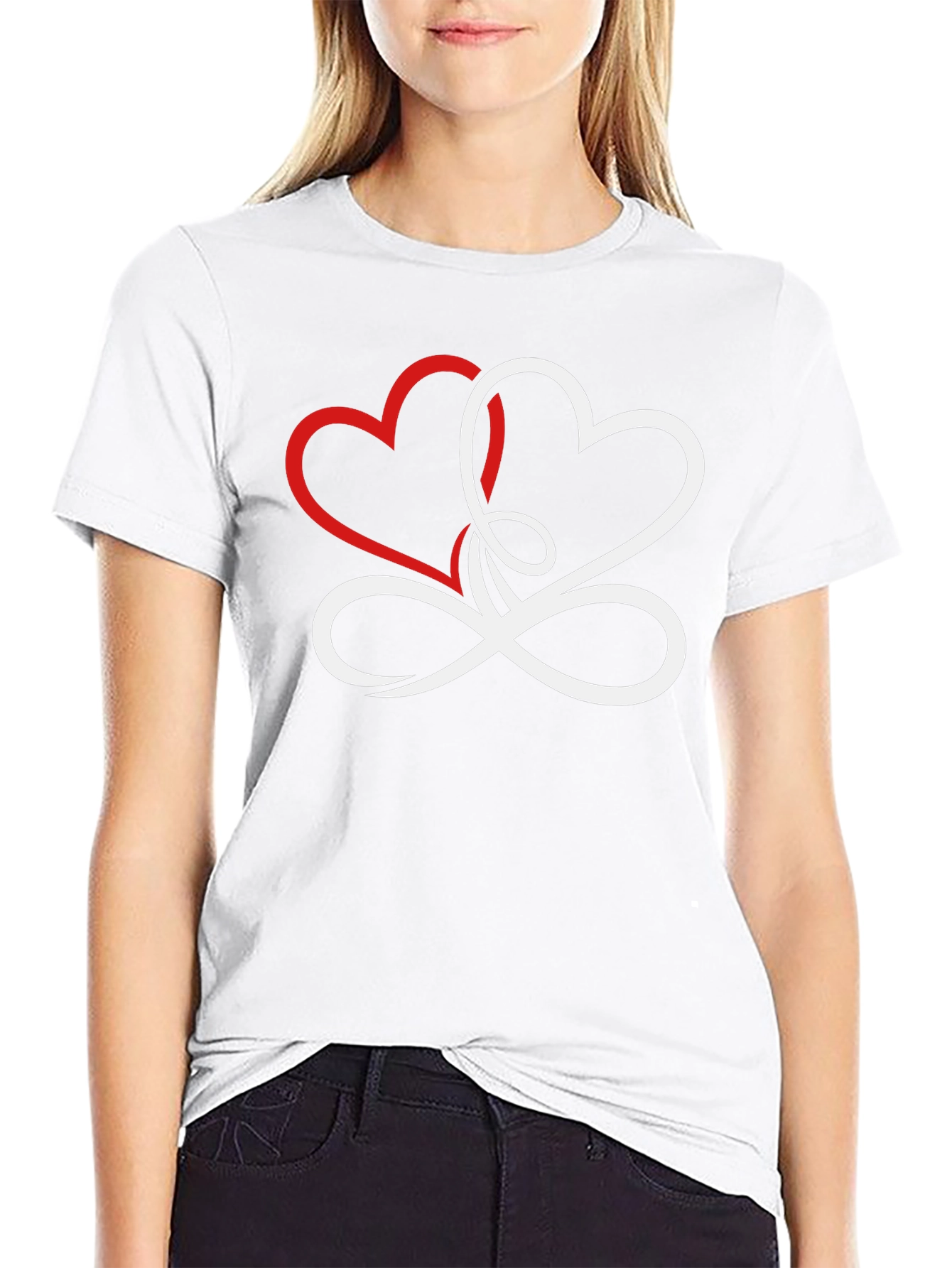 Heart Infinity T-Shirt - Love Symbol Tee