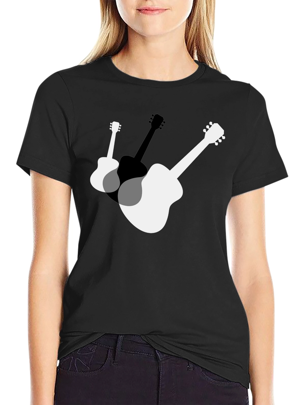 Guitar Graphic Tee - Music Lovers T-Shirt