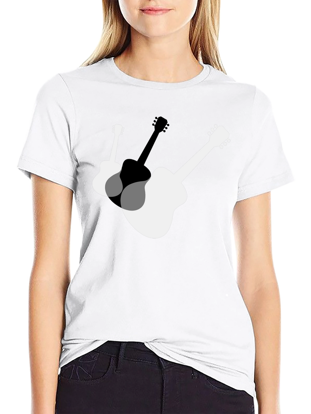Guitar Graphic Tee - Music Lovers T-Shirt
