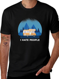 I Hate People T-Shirt - Camper Van Design