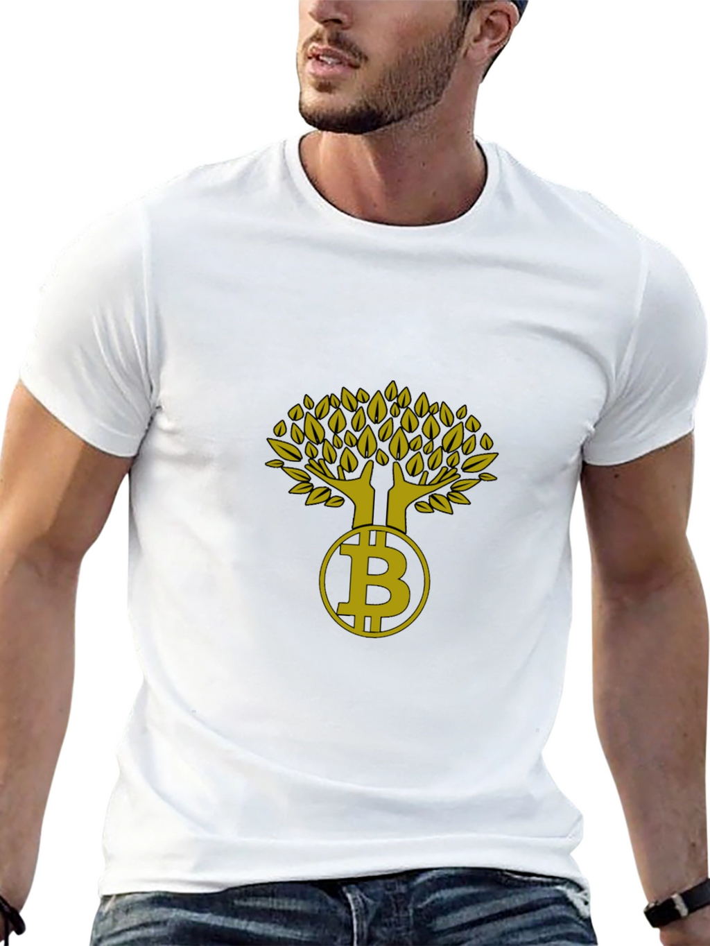 Bitcoin Tree Graphic Tee - Crypto Investor Fashion