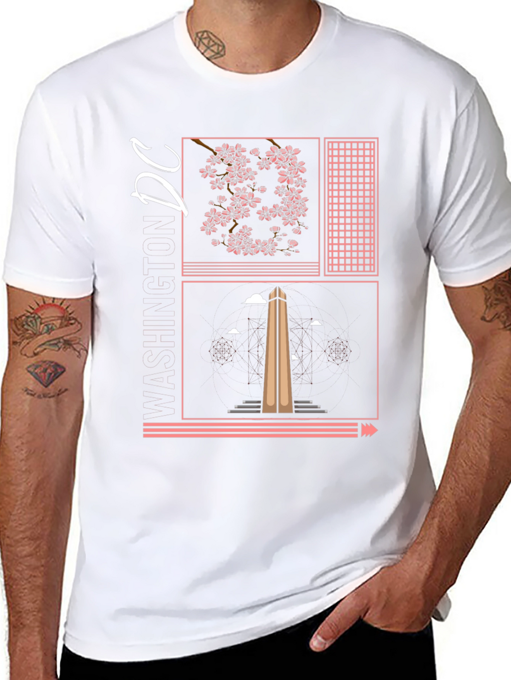 DC Washington Cherry Blossom Graphic Tee