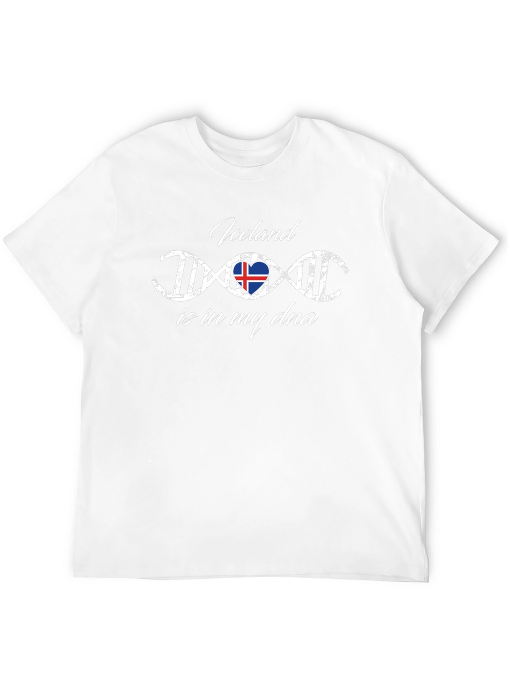 Iceland DNA T-Shirt - Black Crew Neck
