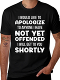 Apology Statement T-Shirt