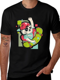 Skateboarding Skeleton Graphic Tee