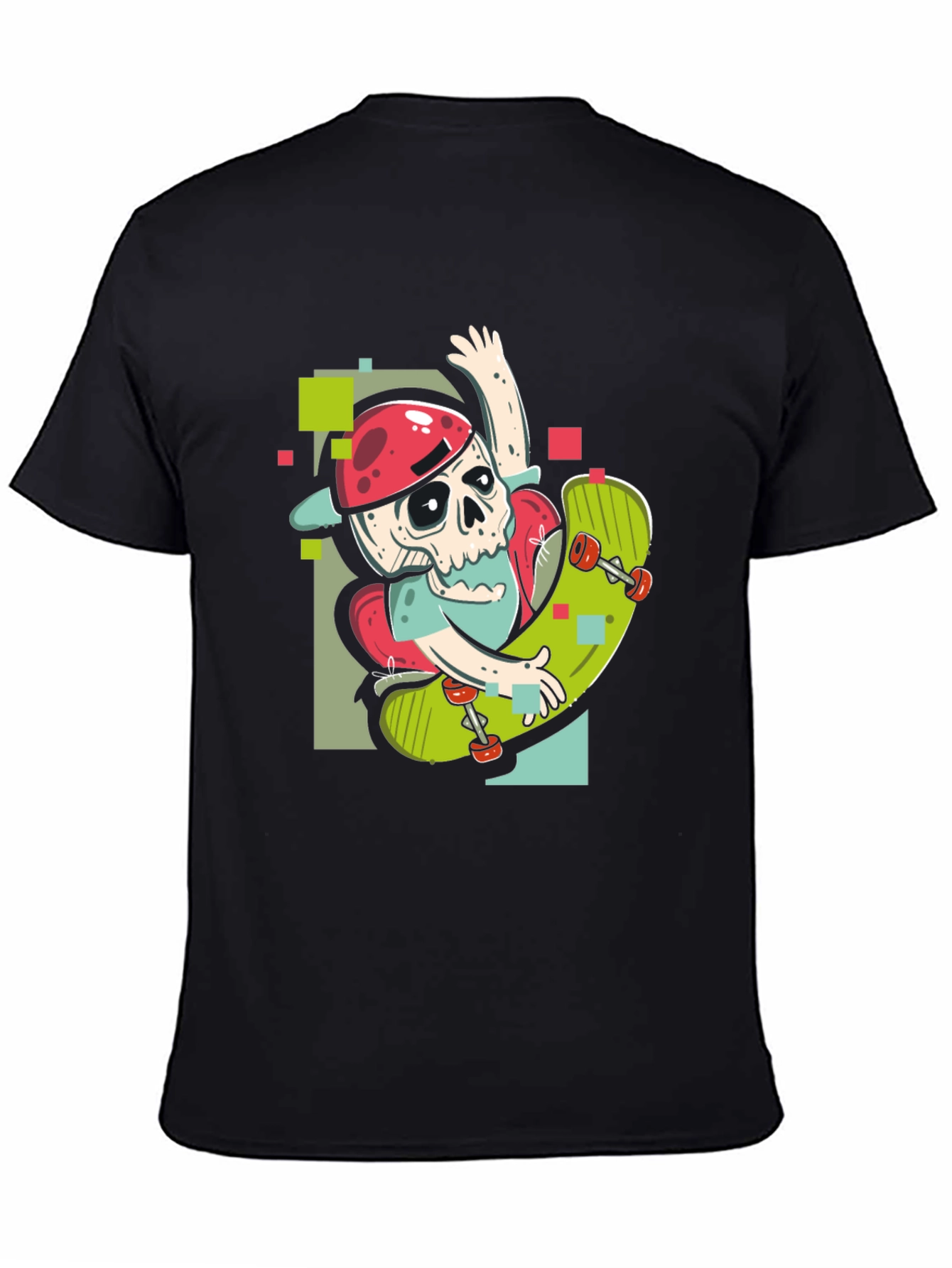 Skateboarding Skeleton Graphic Tee