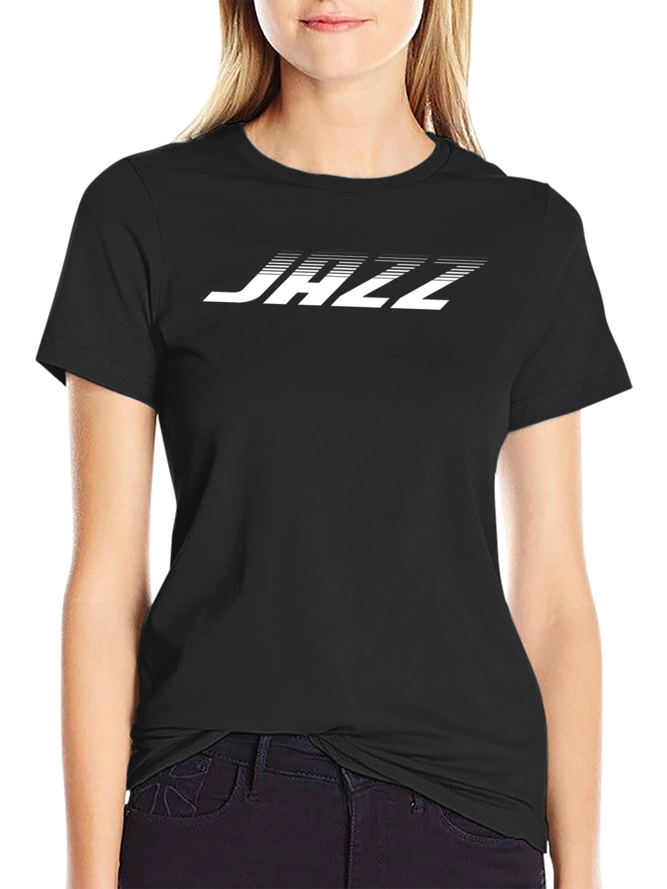 Jazz Graphic Black T-Shirt - Cool & Casual