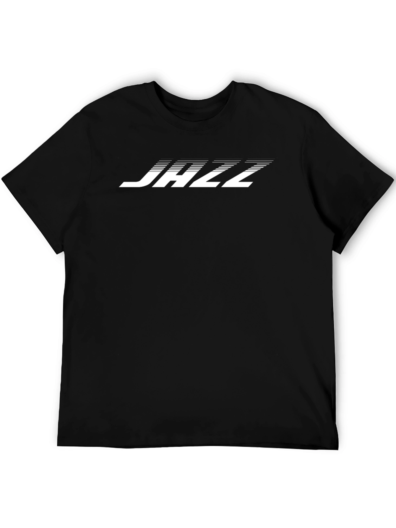 Jazz Graphic Black T-Shirt - Cool & Casual