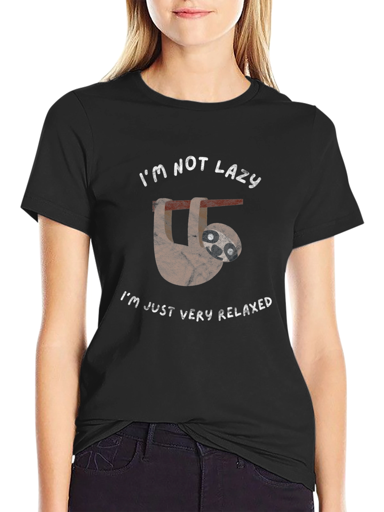 Funny Sloth Tee - Im Not Lazy Im Relaxed