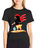 Cool Chicken Surfer T-Shirt