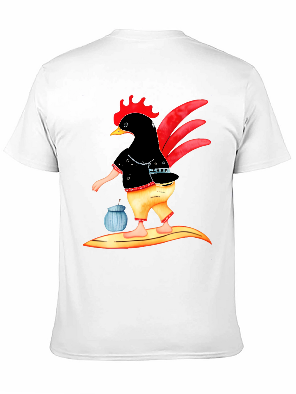 Cool Chicken Surfer T-Shirt