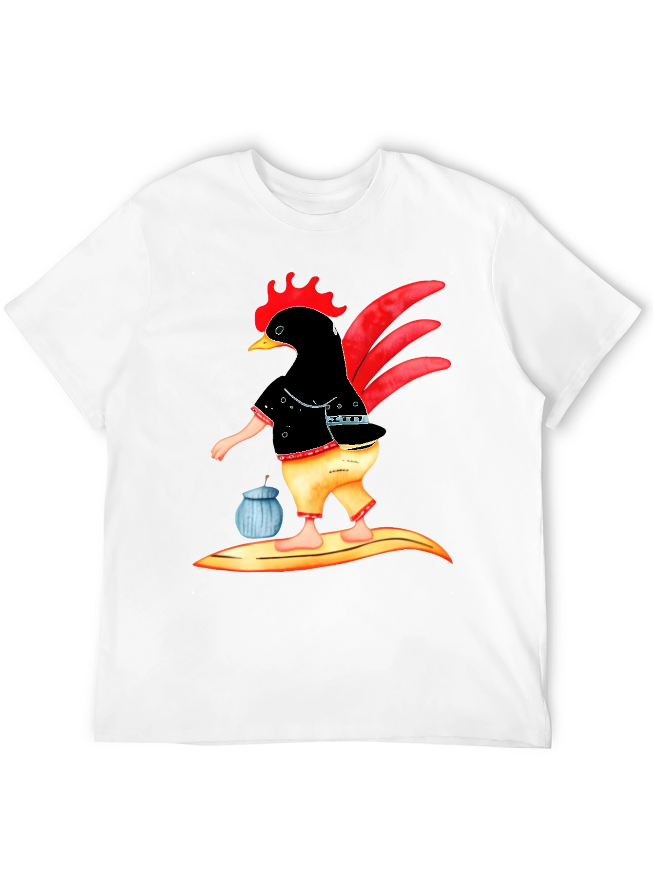 Cool Chicken Surfer T-Shirt