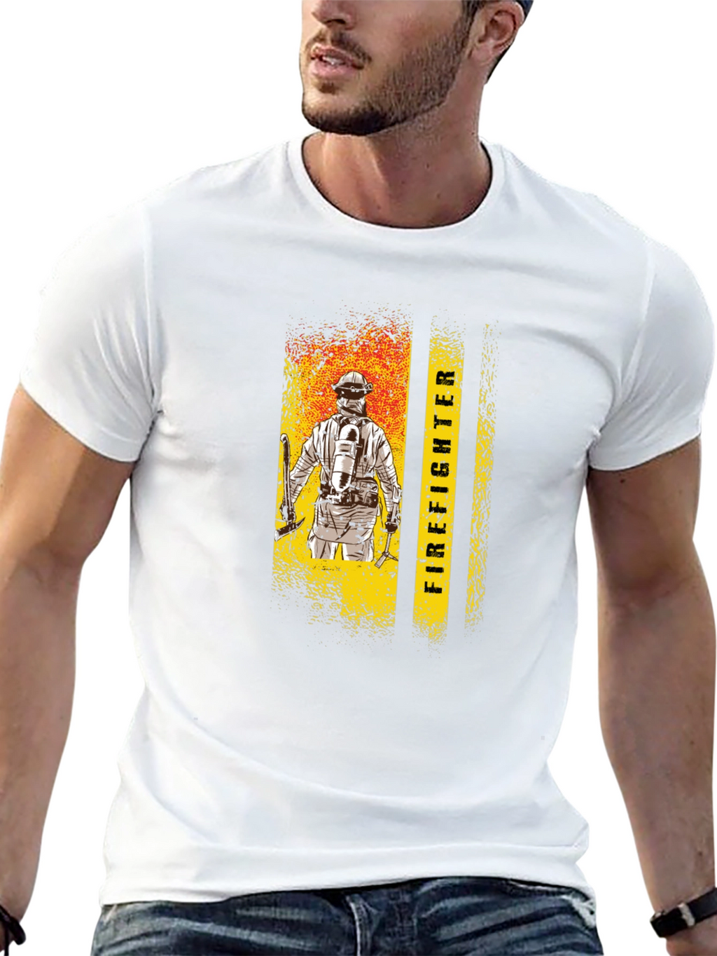 Firefighter Graphic Tee - Honor the Brave!