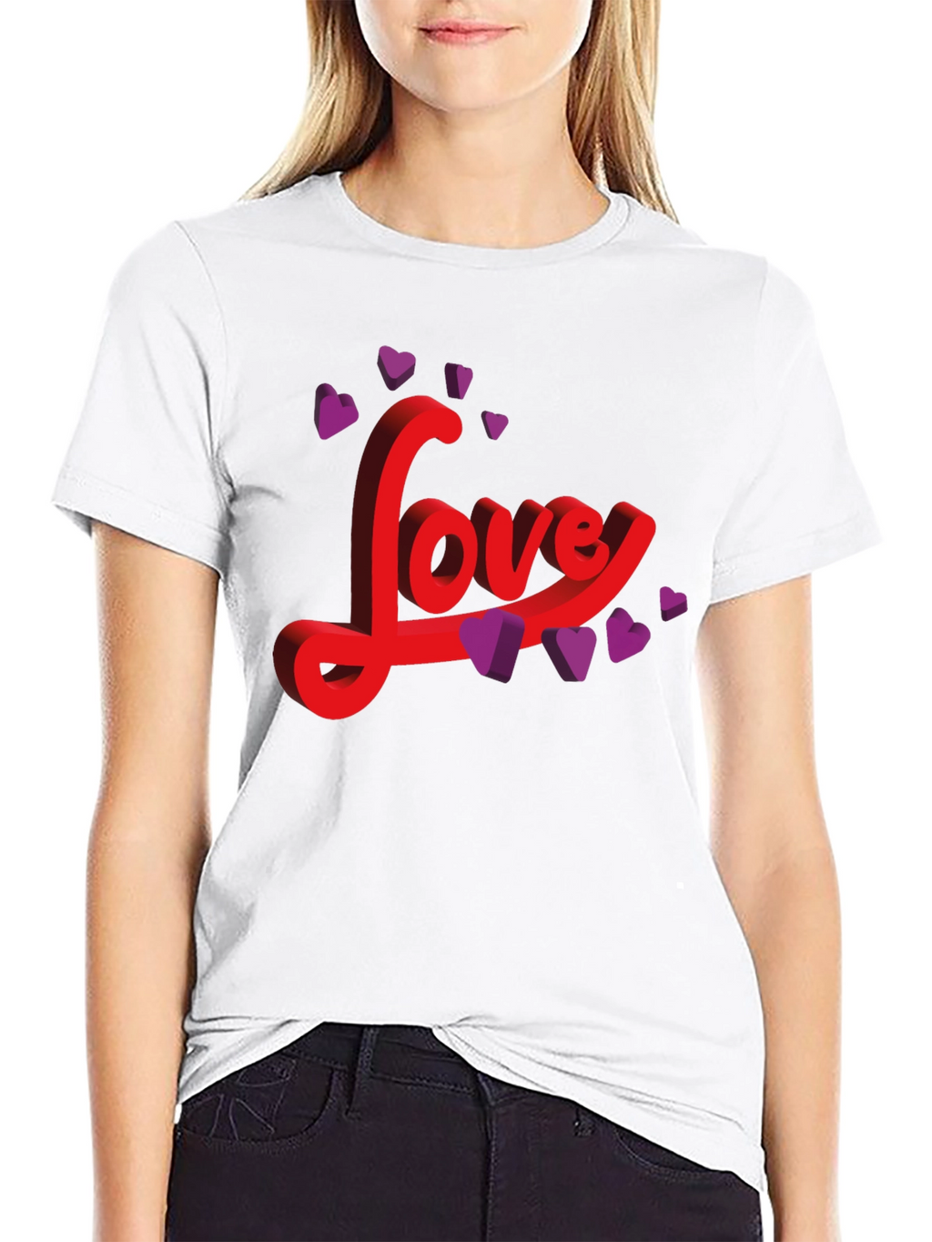 Love Graphic Tee - Stylish Valentines Day Shirt