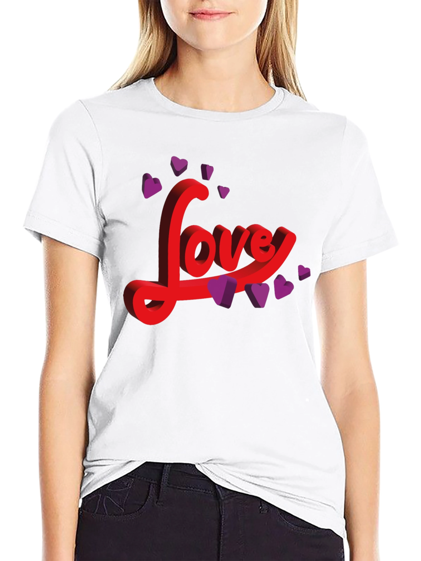 Love Graphic Tee - Stylish Valentines Day Shirt