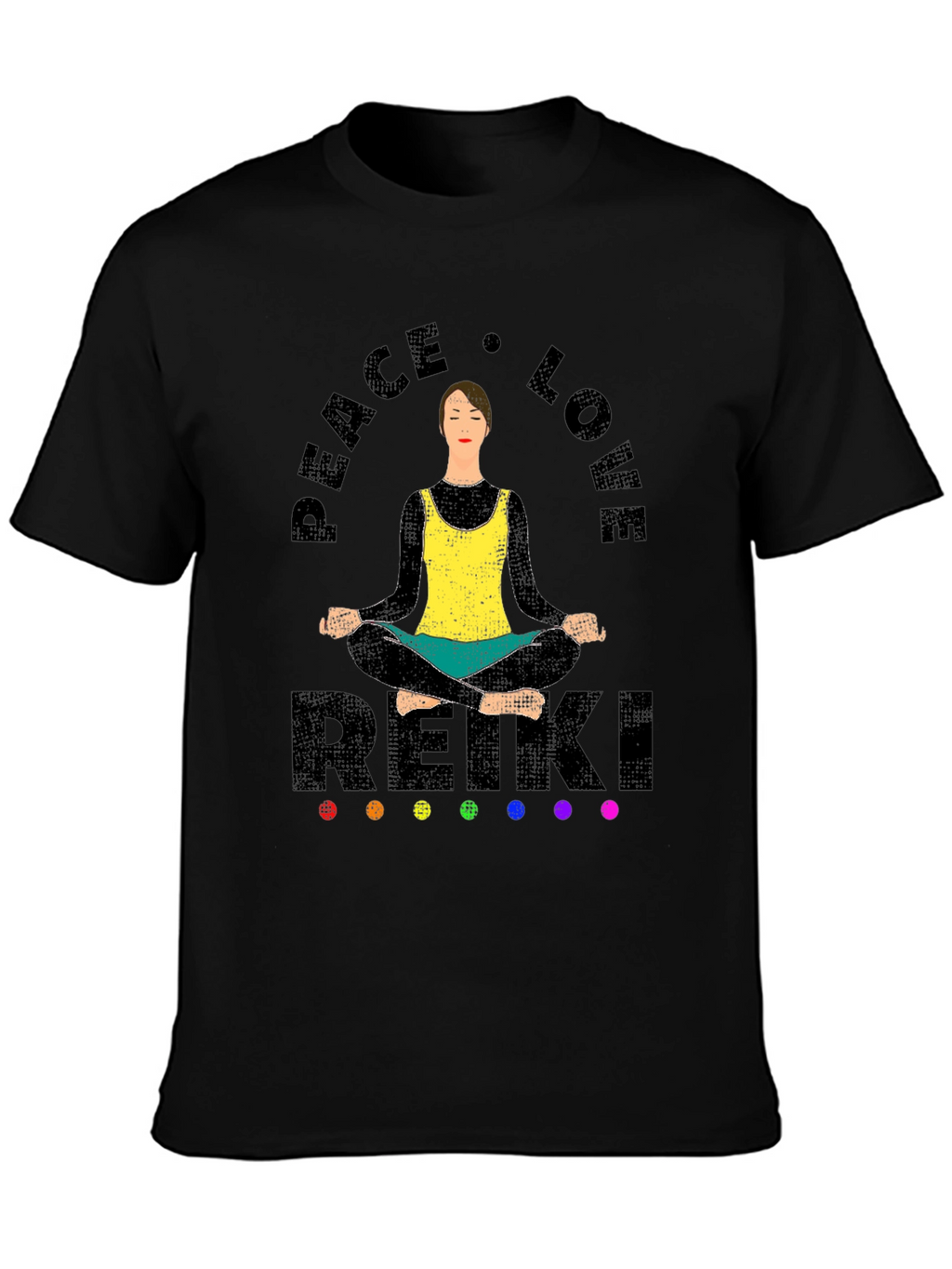Peace Love Reiki T-Shirt - Spiritual Meditation Tee
